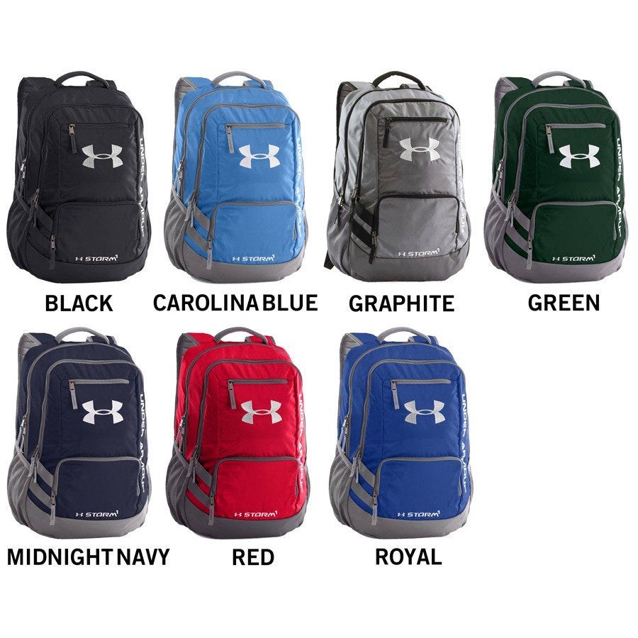 mint green under armour backpack