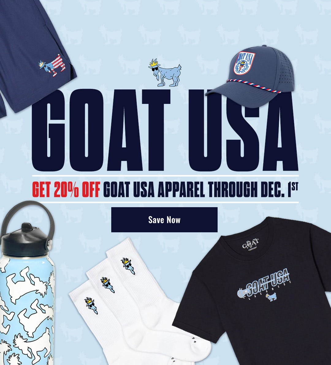 Goat USA Apparel. Get 20% off Goat USA apparel through December 1st.