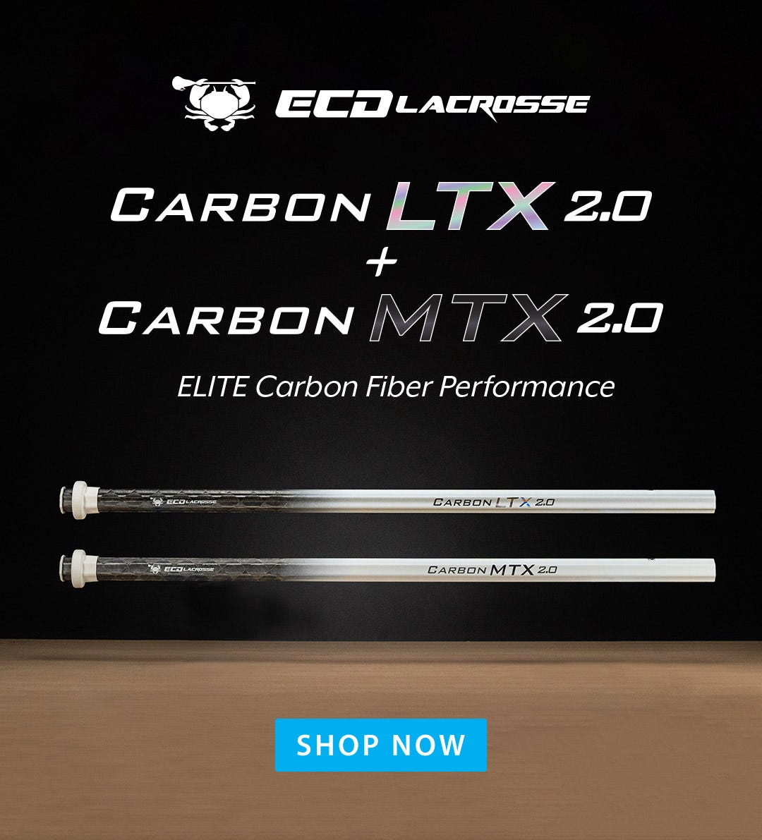 ECD Lacrosse LTX 2.0 & MTX 2.0 Shafts