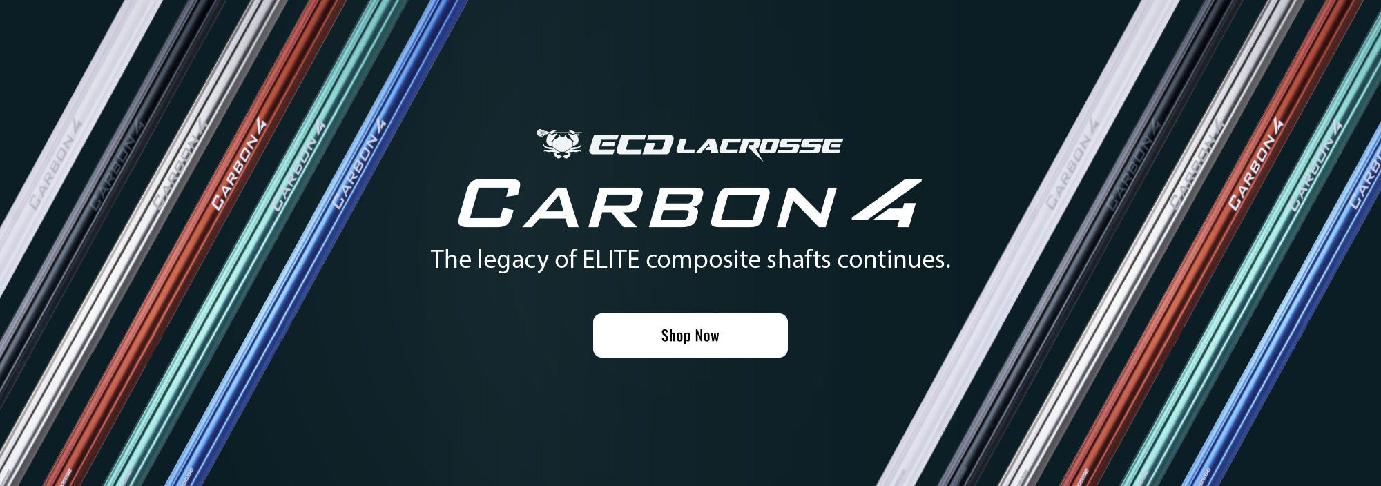 ECD Lacrosse Carbon 4 Shafts. The legacy of ELITE composite shafts continues.