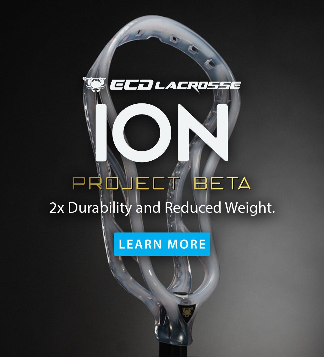 ECD Lacrosse Ion Project Beta. 2X durability and reduced weight.
