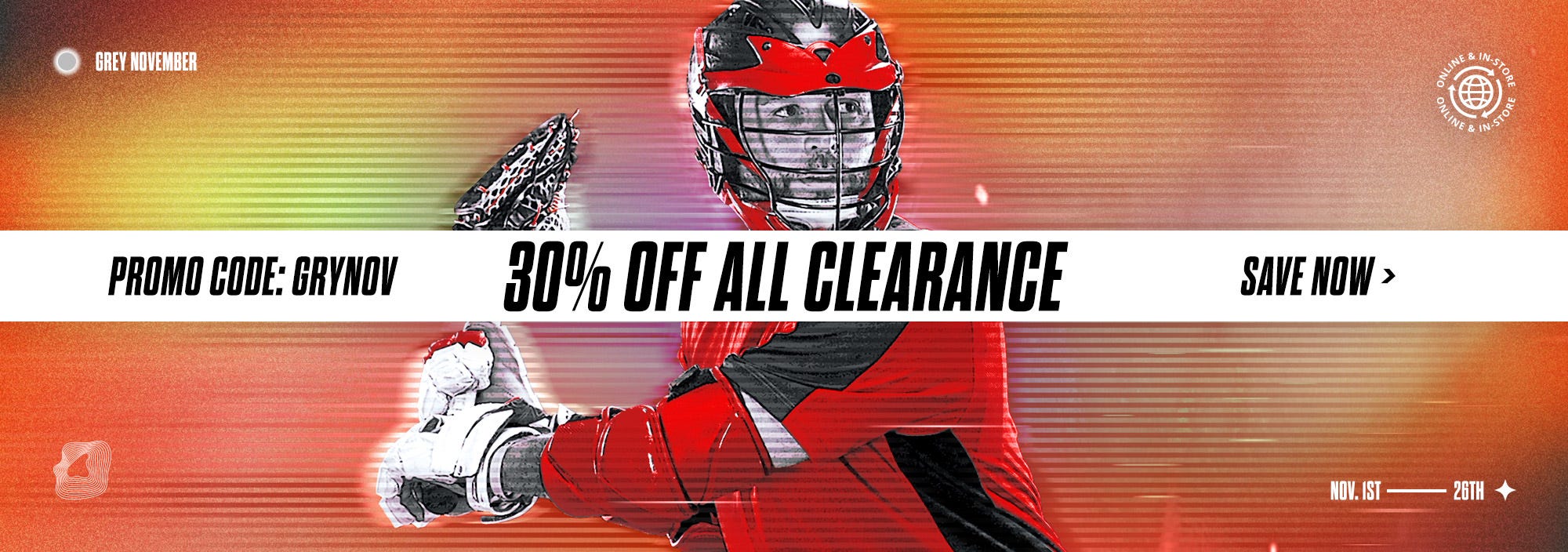 Grey November Sale. 30% off all clearance. Promo Code: GRYNOV. November 1st through 26th.
