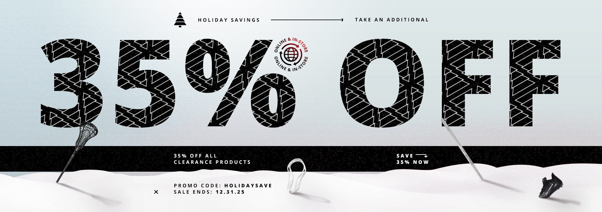 Holiday Savings: Take an additional 35% off all clearance products with promo code HOLIDAYSAVE. Sale ends 12/31/25.