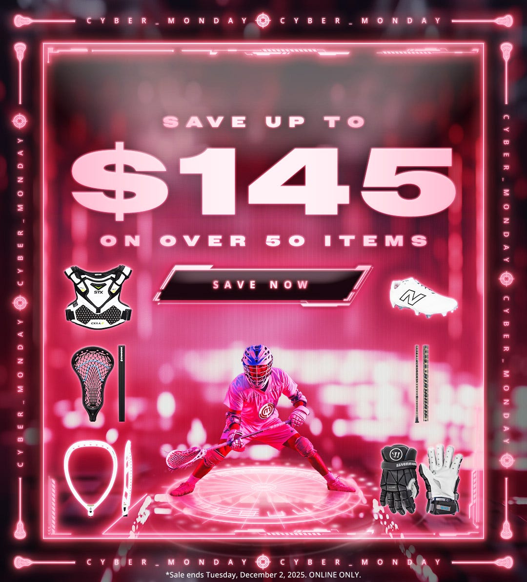 LacrosseMonkey Cyber Monday Sale: Save up to $145 on over 50 items