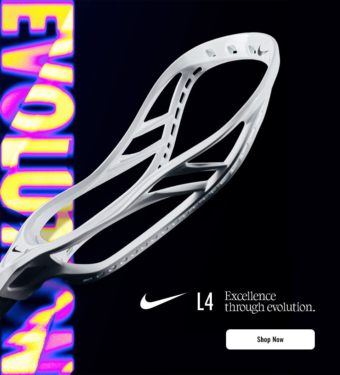 Nike Lakota 4 Head. Excellence through evolution.