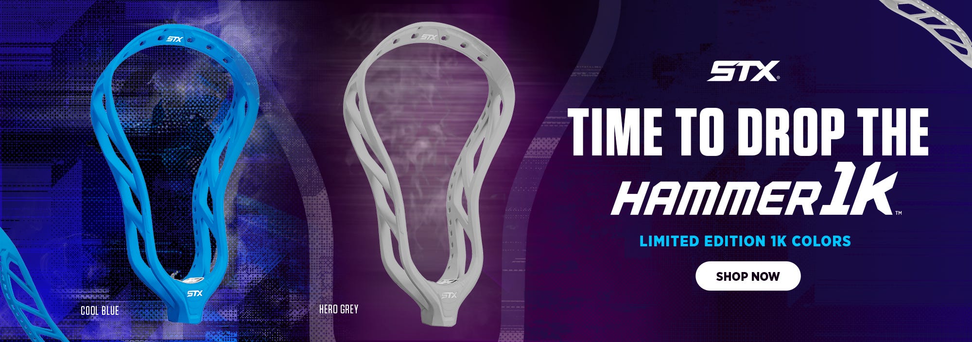 STX Hammer 1K Lacrosse Head Limited Edition Colors
