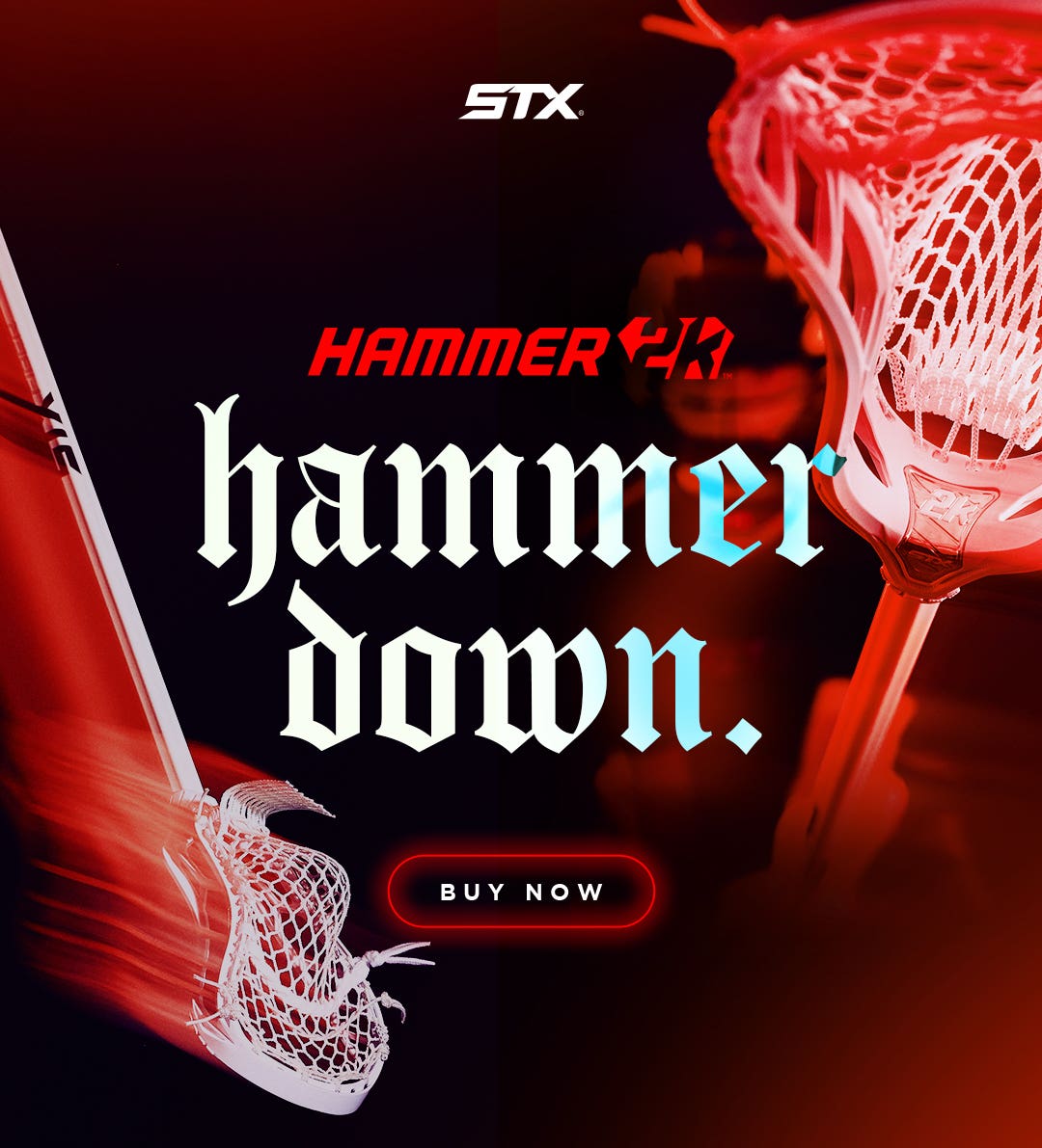 STX Hammer 2K Lacrosse Head. Hammer down.