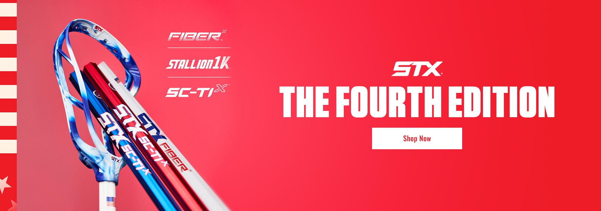  STX Lacrosse Limited Edition 4th of July Equipment