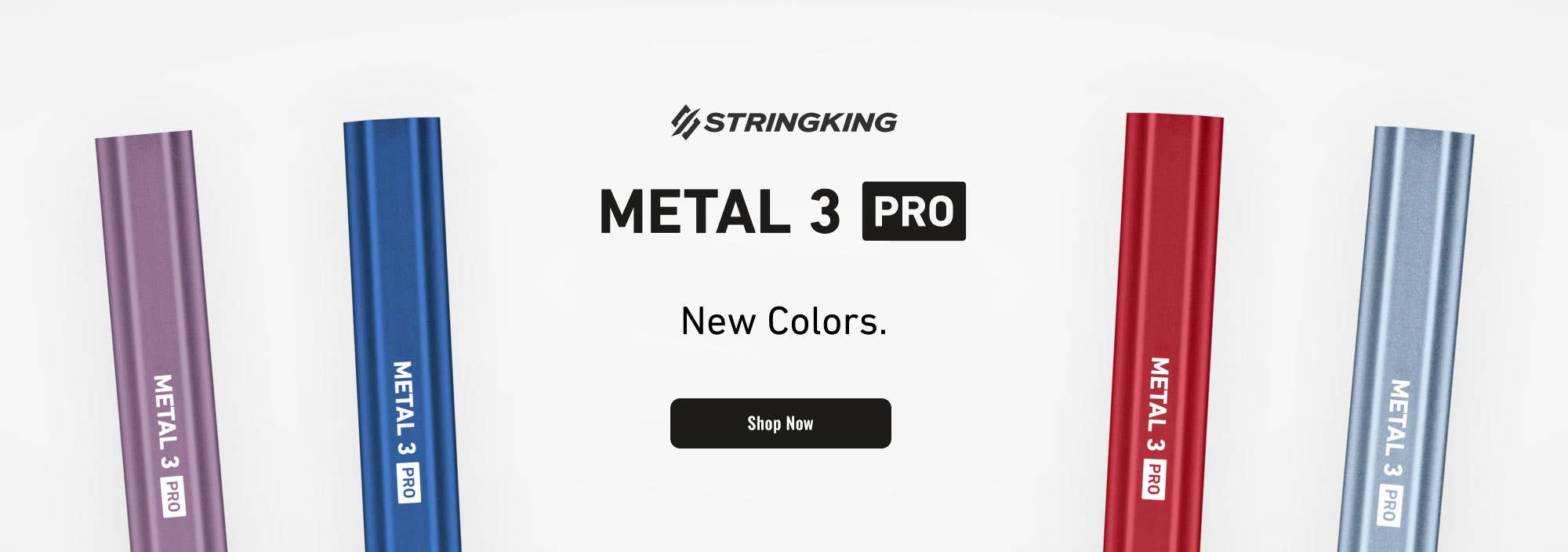 StringKing Metal 3 Pro Shafts. New colors.