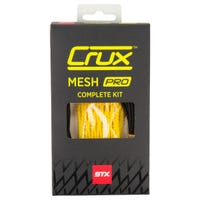 STX Crux Mesh Pro Women's Lacrosse Stringing Kit in Yellow
