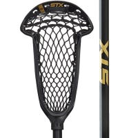 STX Axxis Women's Complete Face Off Lacrosse Stick Strung with Crux Mesh Pro - Axxis Shaft in Black