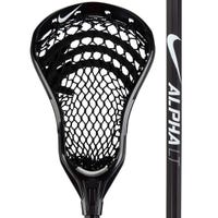 Nike Alpha Complete Defense Lacrosse Stick - Alpha Defensive Shaft in Black