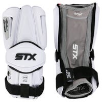 STX Stallion 900 Lacrosse Arm Guard in White Size