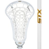 STX Crux Pro Lock Pocket Women's Complete Lacrosse Stick in White