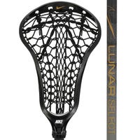 Nike Lunar Select Women's Complete Lacrosse Stick Strung with Performance Mesh Runner - Lunar Select Shaft in Black
