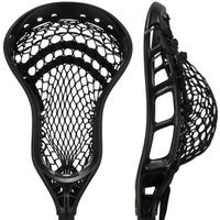 StringKing Mark 2V Strung Lacrosse Head - Type 5 Mesh in Black