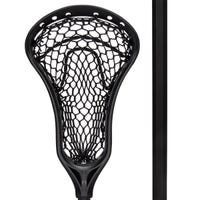 StringKing Women's Starter Lacrosse Stick Strung with Type 4 Mesh in Black