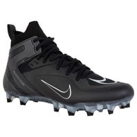Nike Alpha Huarache 8 Elite Lacrosse Cleats in Black/Gray 4.0 / Womens 5.5