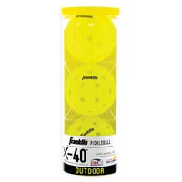 Franklin X-40 Outdoor Pickleballs - 3 Pack in Yellow