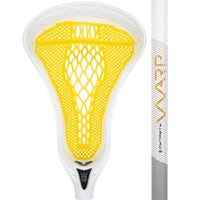 Brine Dynasty Warp Pro Women's Complete Lacrosse Stick - Minimus Carbon Shaft in Yellow