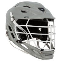 Warrior Burn Matte Lacrosse Helmet in Gray Size