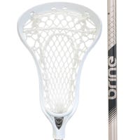 Brine Dynasty 2 Women's Complete Lacrosse Stick Strung with Full Mesh Pocket - Alloy Shaft in White