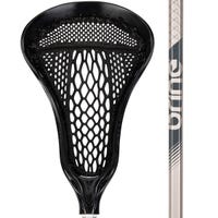 Brine Dynasty Warp Next Women's Complete Lacrosse Stick - Alloy Shaft in Black/Silver