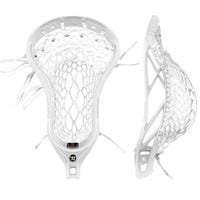 Warrior Burn XP2-D Strung Defense Lacrosse Head - ISO Warp Mesh in White