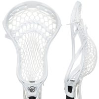 Maverik Tactik 3 Strung Lacrosse Head - Semi-Soft Mesh in White