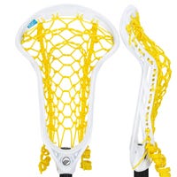 Maverik Ascent Pro Women's Strung Lacrosse Head - Hex Pocket in White