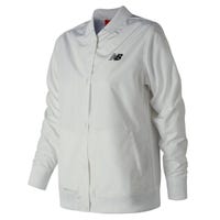 New Balance Women's Coaches Jacket in White Size