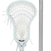 StringKing Complete 2 Junior Lacrosse Stick Strung with Type 3 Mesh - A 105 Shaft in White/Gray