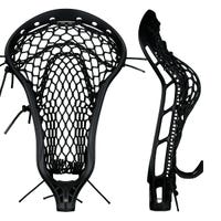 StringKing Mark 2 Offense Women's Strung Lacrosse Head - Type 4 Mesh in Black