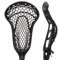StringKing Mark 2 Defense Women's Strung Lacrosse Head - Type 4 Mesh in Black
