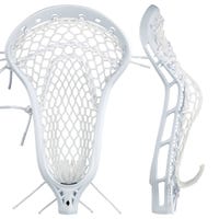 StringKing Mark 2 Midfield Women's Strung Lacrosse Head - Type 4 Mesh in White