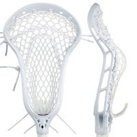 StringKing Women's Complete 2 Pro Midfield Lacrosse Stick Strung with Type 4 Mesh - Composite Shaft in White