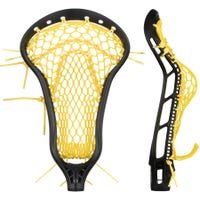 StringKing Mark 2 Offense Women's Strung Lacrosse Head - Type 4 Mesh in Yellow/Black