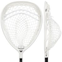 ECD Impact Strung Goalie Lacrosse Head - Impact Semi-Soft Mesh in White