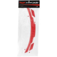 Cascade R Back Panel Decal in Red