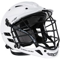 Cascade CPV-R Lacrosse Helmet in White/Black Size Small/Medium