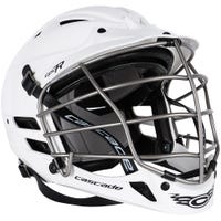 Cascade CPV-R Lacrosse Helmet in White/Silver Size Medium/Large