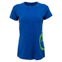 Maverik Hip Women's Lacrosse Short Sleeve T-Shirt in Blue/Green Size Large