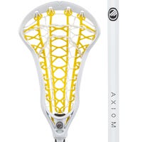 Maverik Axiom Vertex Women's Complete Lacrosse Stick in White/Yellow