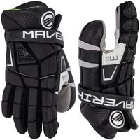 Maverik M5 Lacrosse Goalie Gloves in Black Size Large