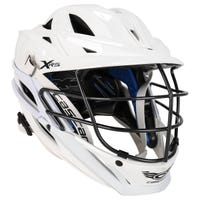 Cascade XRS Youth White Lacrosse Helmet Black Cage in White/Black
