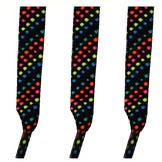 Jimalax Firework 33in. Lacrosse Shooting Laces - 3 Pack in Orange