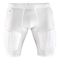 Adidas Techfit Padded Compression Short in White Size XX-Large Tall