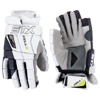 STX Cell VI Lacrosse Gloves in Navy Size