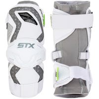 STX Cell VI Lacrosse Arm Guards in White Size
