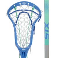 STX Crux 100 Lock Pocket Junior Women's Complete Lacrosse Stick in Blue